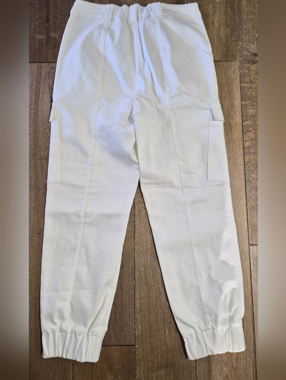 Cinq A Sept White Kelly Skinny Cargo Crop Jeans Size 6 - Picture 6 of 9